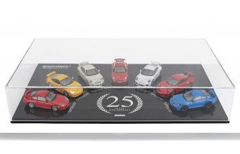 Набор из семь моделей PORSCHE 911 GT3 25-я годовщина