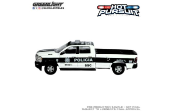 DODGE Ram 1500 SSC Mexico City Police *Hot Pursuit Series 48* (2019), white / green