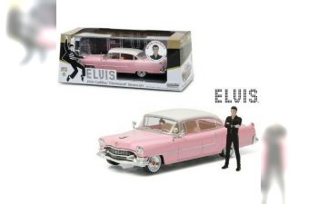 CADILLAC Fleetwood Series 60 Elvis Presley "Pink Cadillac" c фигуркой Э.Пресли 1955