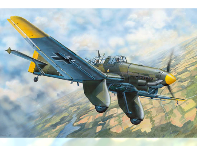 Сборная модель Самолет Ju-87A Stuka