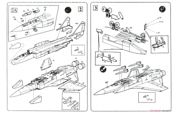 Сборная модель MiG-31B Soviet interceptor