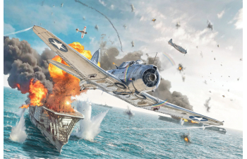 Сборная модель McDONNEL DOUGLAS Sbd-3 Dauntless Military Airplane 1938