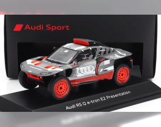 AUDI Q E-tron Rs E2 Team Audi Sport N 0 Presentation Rally Dakar (2022), Grey Silver Black