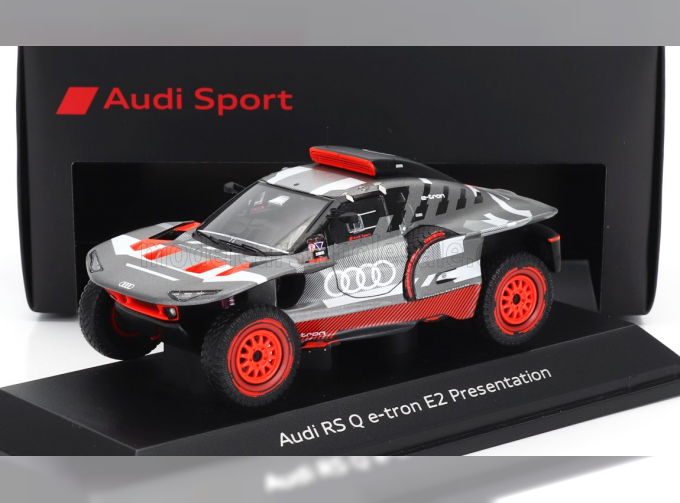 AUDI Q E-tron Rs E2 Team Audi Sport N 0 Presentation Rally Dakar (2022), Grey Silver Black