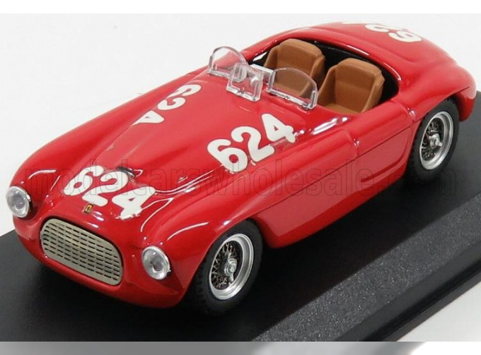 FERRARI 166mm 2.0l V12 Spider N 624 Winner Mille Miglia (1949) C.Biondetti - E.Salani, red