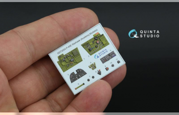 3D Декаль интерьера кабины P-40E Warhawk (Academy/Моделист) (с 3D-печатными деталями)