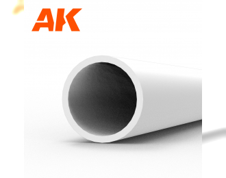 Hollow tube 4.00dx350mm (W.T. 0,7mm)-STYRENE STRIP