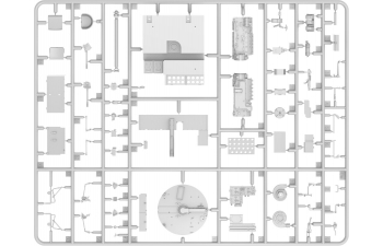 Сборная модель диорама - полевой ремонт немецкого танка - Курск 1943