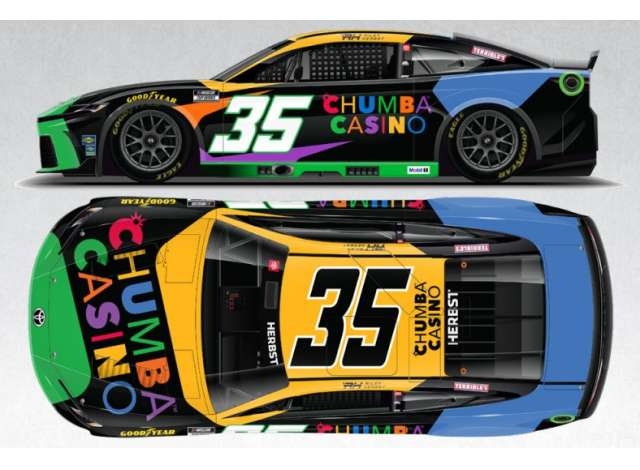 Toyota Camry XSE #35 Riley Herbst *Chumba Casino*, various 2025