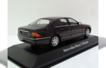 MERCEDES-BENZ S-Class (W220) (1998), темно-красный металлик