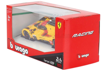 FERRARI 499p 3.0l Turbo V6 Team Af Corse №83 Winner 24h Le Mans (2025) Robert Kubica - Phil Hanson - Yifei Ye, Yellow Red