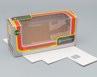 Упаковка м/моделей (145х55х70) Моссар-Холдинг-"ИНКОТЕКС"  рифленый картон 1:43