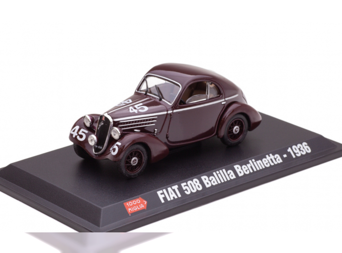 FIAT 508 Balilla Berlinetta 1936 Mille Miglia #45