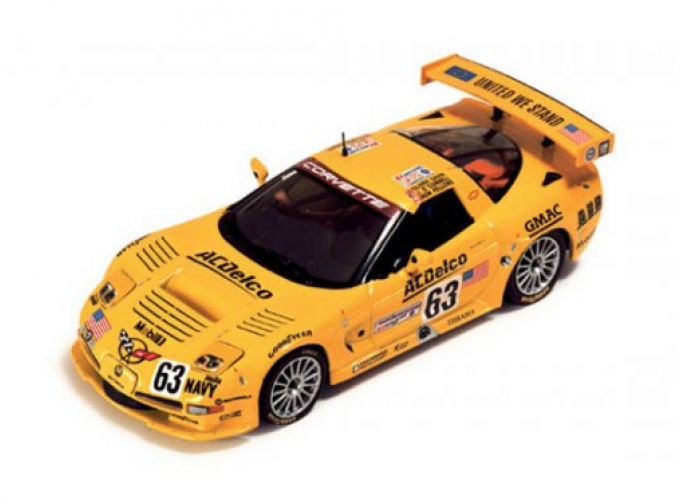 CHEVROLET Corvette C5-R 63 J.OConnell O.Gavin R.Fellows Le Mans 2002, yellow