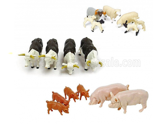 ACCESSORIES Set 17x Animals - Animali, Various