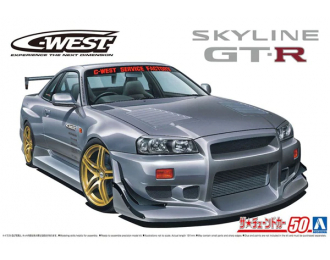 Сборная модель Nissan Skyline R34 GT-R C-West