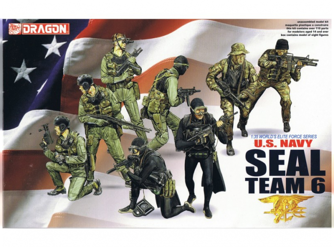 Сборная модель Солдаты U.S. Navy SEAL Team 6