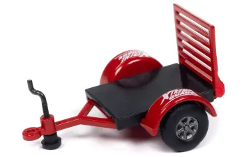 INTERNATIONAL Scout II (1979) с прицепом, красный/черный