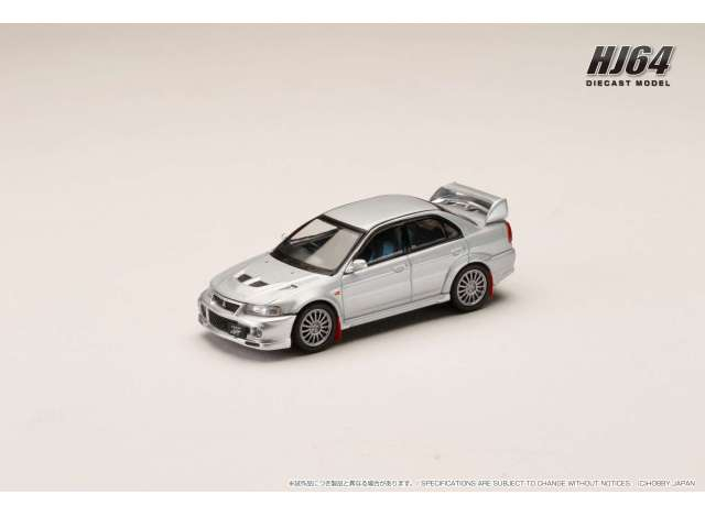 MITSUBISHI Lancer GSR Evolution 6 (CP9A) with Mud flap, satellite silver 1999