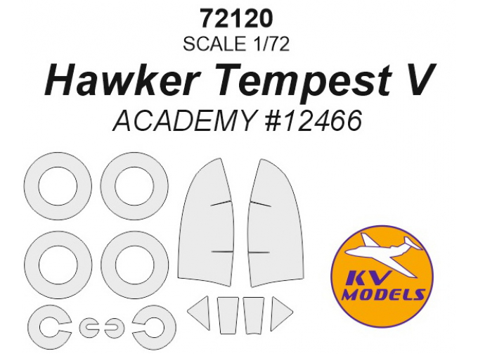 Hawker Tempest V + маски на диски и колеса