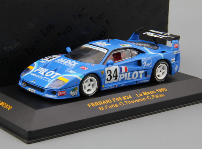 FERRARI F40 34 Le Mans #34 (1995), blue