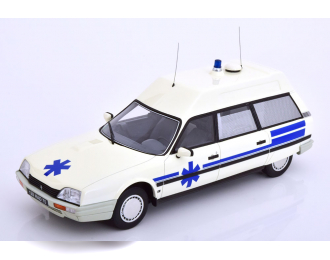 CITROEN CX Break Heuliez Ambulance (1987), white blue