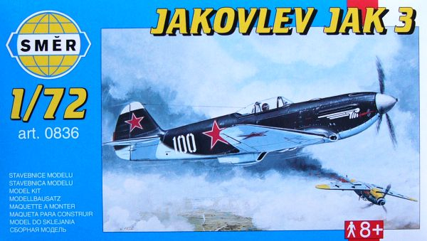 Сборная модель Самолёт Yakovlev Yak 3