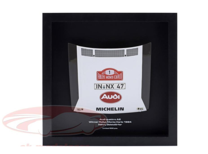 Капот AUDI Sport quattro A2 #1 Winner Rallye Monte Carlo Walter Röhrl, Christian Geistdörfer (1984)