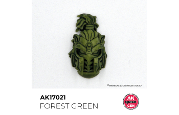 Краска акриловая QUICK GEN - Лесной зелёный / FOREST GREEN, 18мл