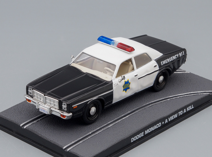 DODGE Monaco Police "A View to a Kill" (1985), black / white