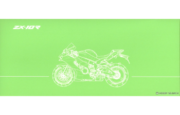 Сборная модель Kawasaki Ninja ZX-10R Pre-Coloured Edition