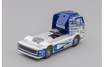 MERCEDES-BENZ SK '88 1450 LS Race Truck "2, Hegmann, 24h Service", white / blue