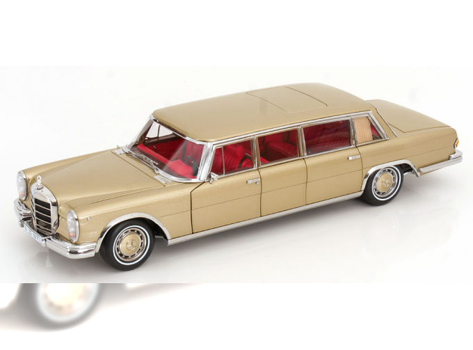 MERCEDES-BENZ 600 LWB W100 Pullman (1963-1981), light gold