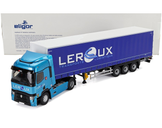 RENAULT T-line Truck Telonato Lreoux Transports (2021), 2 Tone Blue