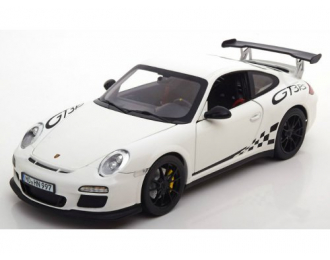 PORSCHE 911 GT3 RS (997) 2010 Whitеwith Black Stripping