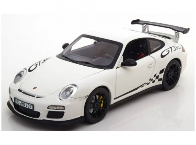 PORSCHE 911 GT3 RS (997) 2010 Whitеwith Black Stripping