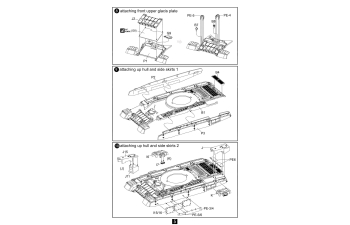 Сборная модель Russian Т-72B2 Rogatka Main Battle Tank