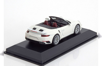 PORSCHE 911 (991 II) Turbo S Cabriolet (2016), white