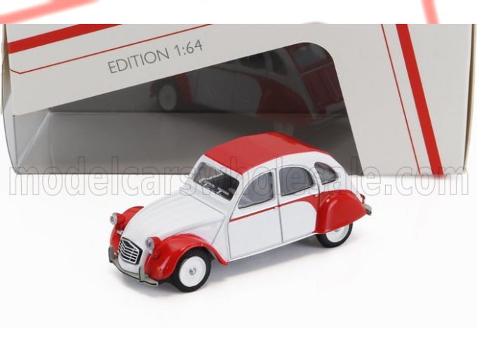 CITROEN 2cv (1976), White Red