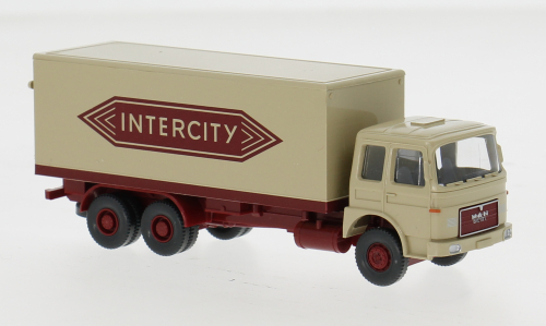 MAN Koffer-LKW (1967), beige/dark red