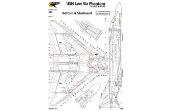 Декаль "Phantom shades of gray" - Low Viz F-4J/N/S & RF-4B, 9 Markings.