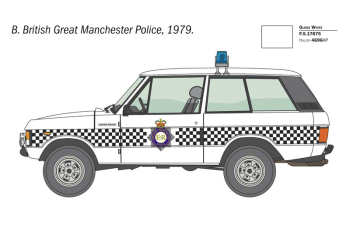 Сборная модель Range Rover Police
