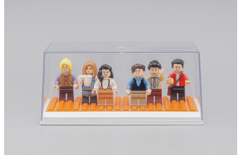 Подиум белый + LEGO оранжевый