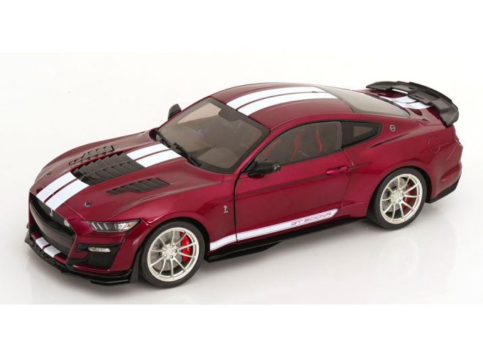 FORD Shelby Mustang GT500KR Coupe (2023), purple-metallic white