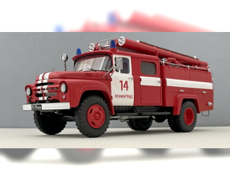 Пожарная АЦ-30(130)-63А поздний выпуск, наклонные пеналы