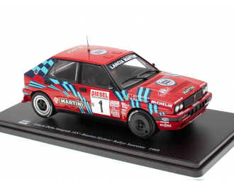 LANCIA Delta Integrale 16V №1 Rallye Sanremo 1989 Biasion / Siviero, red