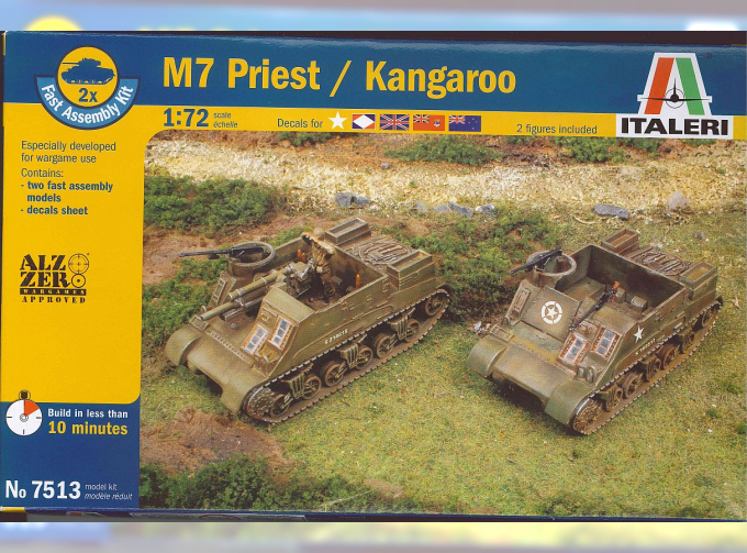 Сборная модель САУ M7 Priest/Kangaroo