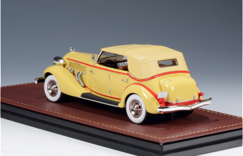 AUBURN 851 SuperCharged Phaeton (закрытый) (1935), Yellow