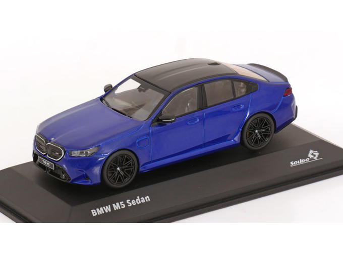 BMW M5 (G90) Saloon (2025), blue metallic