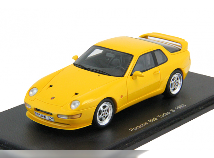 PORSCHE 968 Turbo S (1993), yellow